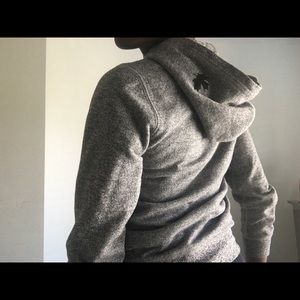 Roots Salt and Pepper Zip Up Sweater